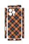 iPhone 16 Pro Vorian Mika Camera Protective Case, Pumpkin Plaid Design. - 2
