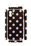 iPhone 12 Vorian Mika Camera Protective Case, Coffee Blue Polka Dot. - 2