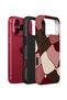 iPhone 18 Pro Max Vorian Double-Layer Wine Mosaic Case - 3