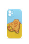 iPhone 11 Vorian Mika Camera Protective Case, Sleepy Orange Cat.