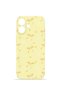 iPhone 16 Vorian Mika Camera Protective Case, Butter Yellow, with Daisy Bows.