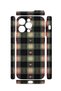 iPhone 14 Pro Vorian Camera-Protective Case with Heart-Shaped Vintage Plaid Design. - 2