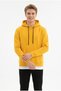 Men's Three-Thread Brushed Fleece Hoodie with Kangaroo Pocket and Drawstring Hem, Casual Sweatshirt. - 3