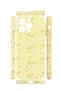 iPhone 14 Pro Vorian Camera Protective Case, Butter Yellow, with Daisy Bows. - 2