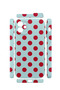 iPhone 12 Vorian Mika Camera Protective Case, Mint Red Polka Dot. - 2