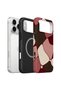 iPhone 17 Pro MagSafe Vorian Hybrid Protective Case - Wine Mosaic - 3