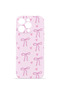 iPhone 15 Pro Vorian Camera Protective Case with Candy Pink Ribbons.