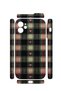 iPhone 12 Vorian Camera-Protective Case with Heart-Shaped Vintage Plaid Design. - 2