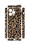 iPhone 13 Pro Vorian Camera Protective Case with Glittery Leopard Print. - 2