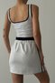 Women's Gray Tank Top with Ribbed Detailing - 5