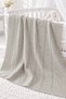 100% Cotton Baby Blanket – Soft Knitted Blanket with an Openwork Baklava Pattern, Perfect for Newborns.