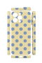 iPhone 14 Pro Max Vorian Camera Protective Case, Cream Blue Polka Dot Design. - 2