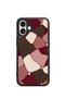 iPhone 16 Plus Vorian Black Hole Case, Wine Mosaic.