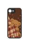 iPhone 16E Vorian Black Hole Case, Featuring a Teddy Bear on a Coffee-Colored Background. - 2