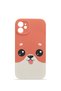 iPhone 11 Vorian Camera Protective Case, Peach Puppy Design.