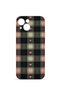iPhone 13 Vorian Camera Protective Case with Heart-Shaped Vintage Plaid Design.
