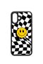 iPhone 16 Vorian Black Hole Case, Black and White Wavy Smile Design. - 2