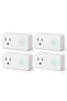 WiFi Heavy Duty Smart Plug Outlet, No Hub Required with Timer Function, White, Compatible wi