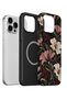iPhone 14 Pro Max Vorian Magsafe Dual-Layer Midnight Blooms Case - 3