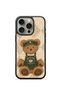 iPhone 16 Pro Max Vorian Black Hole Case, Coffee Bear Design.