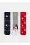 High-Quality Items from Çelebi Store: Set of 3 New Year's-Themed Boys' Socks
