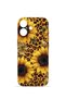 iPhone 16 Plus Vorian Camera Protective Case with Sunflower and Leopard Print.