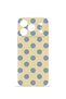 iPhone 18 Pro Vorian Camera Protective Case, Cream Blue Polka Dot.