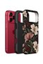 غطاء هاتف iPhone 18 Pro Max من Vorian، تصميم "Midnight Blooms" مزدوج الطبقات. - 3