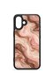 iPhone 16 Plus Vorian Black Hole Case, Pink Coffee Marble Wave Design. - 2
