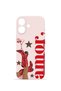 iPhone 16 Plus Vorian Camera Protective Case, Love Leopard Design.