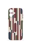 iPhone 16 Plus Vorian Camera Protective Case, Burgundy Rhythm.