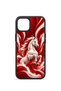 iPhone 15 Plus Vorian Black Hole Case, Red and White, with a Galloping Horse Design. - 2