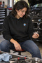 Bmw Logo Minimalist Chest-Printed Hoodie, No Pockets. - 3