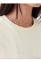 Beige 100% Cotton Women's T-Shirt - 3
