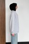 Women's 3-Ply Brushed Inside Crew Neck Basic Modest Sweatshirt 3269 Gray Melange - 6