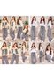 Girls' Plush Faux Fur-Lined Denim Jacket – Stylish Winter Outfit with an Ecru Gray Denim Look. - 3