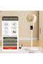 Air Circulation Fan with Remote Control, 3 Modes, 12H Timer, Digital Touch, 8-character Shaking Head - 2