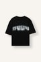 100% Cotton Boxy Fit Crew Neck Short-Sleeve T-Shirt with Front Print J0784Ax26Au - 6