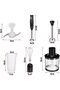 Hand Blender Set 4 in 1 high power 2-Speed Electric Stick Blender, 600ml, Double Stainless Steel Blades, Chopper, Whisk & Beaker Multi-Function Kitchen Appliance for Smoothies, Soups, and More. - 3