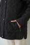 Mg Authentic Women's Hooded Quilted Patterned Jacket with Snap Buttons and Zipper Pockets. - 2