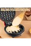 Mini Waffle Iron, Belgian Waffle Machine ø 10 cm,220 V | 350 W Small Waffle Maker Classic,Double Sid - 4