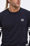 Men's Plus Size Crew Neck Duoflex Sweatshirt 26700 Navy Blue - 3