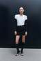 Wool mini skirt