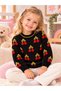 Girls' & Kids' Cherry-Print Crew-Neck Stretch Knit Sweater - 6