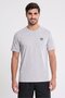Men Sportswear Fit Short Sleeve Outdoor T-Shirt, Light Grey