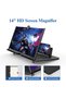 14" Smartphone Screen Magnifier 3D Foldable HD Mobile Phone Amplifier Adjustable Angle - 2