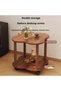 End Tables, طاولة قهوة, Flower Shape Side Table, Irregular-shaped tables with Open Shelf, Small End - 7