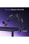 طقم ميكروفون ديناميكي PD200XS XLR/USB، ميكروفون ألعاب RGB مع برنامج - 8