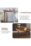 C-Shaped Sofa Side Table, End Table for Couch,Modern Small Sofa Table with Metal Frame for Living Ro - 5
