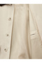 Classic Contrast Collar Long Sleeve Pocketed Buttoned Cashmere Jacket - 8